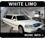 White Lincoln Town Cars